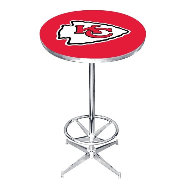 Imperial International Imperial International 84-3006 Kansas City Chiefs Pub Table 84-3006